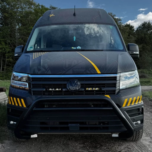 VW Crafter 2. Gen Grand California LED Flat-X Scheinwerfer Kühlergrill Integrationskit | ECE zertifiziert