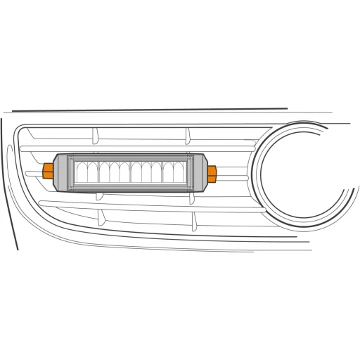 MB Sprinter W906 2009 -2013 LED Scheinwerfer Kühlergrill Integrationskit | Standard | ECE zertifiziert