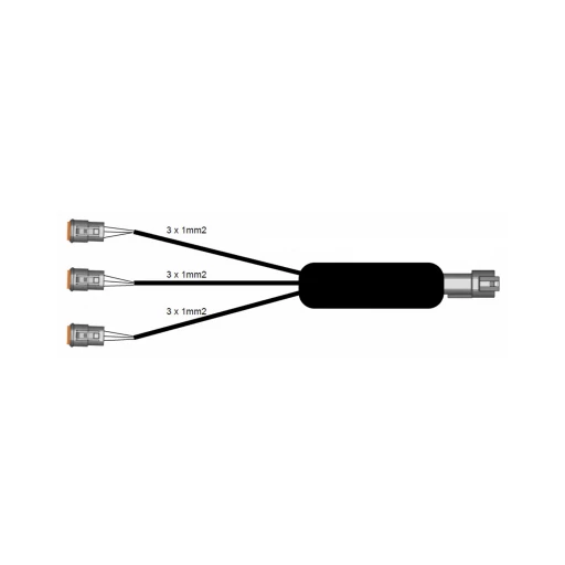 3-Wege-Verteilerkabel für X-Type Fahrlicht