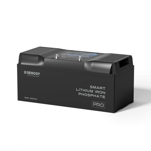 12V 200Ah Pro Smart Lithium LiFePO4 Battery w/ Bluetooth & Self-heating Function